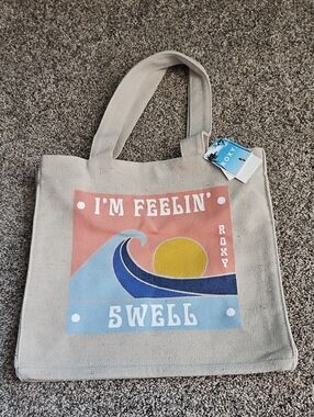 Roxy Feeling Swell Canvas Tote